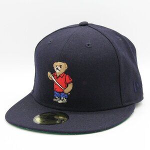 Acapulco Gold X New Era Angry ‘Lo Bear Navy Fitted Hat